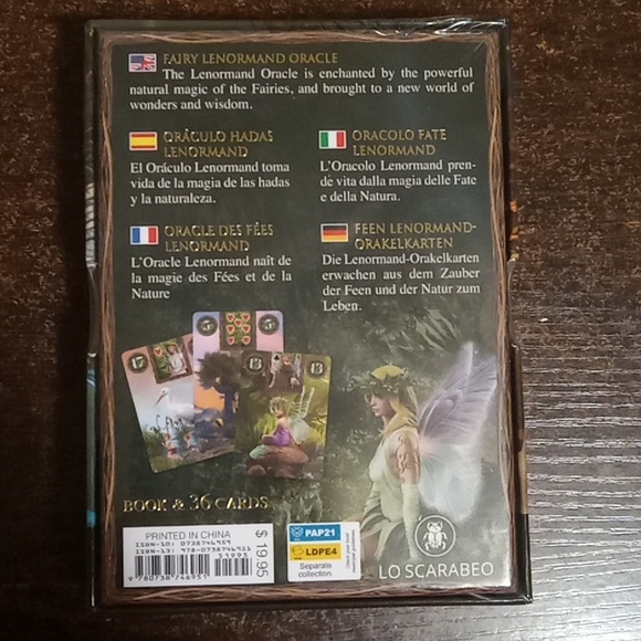 Fairy LENORMAND oracle cards. Created by M. Katz and T. Goodwin - Picture 2 of 2